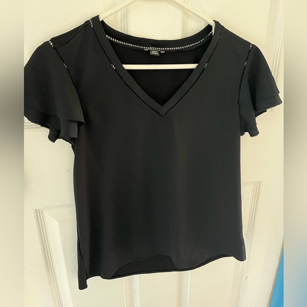 Ann Taylor black blouse